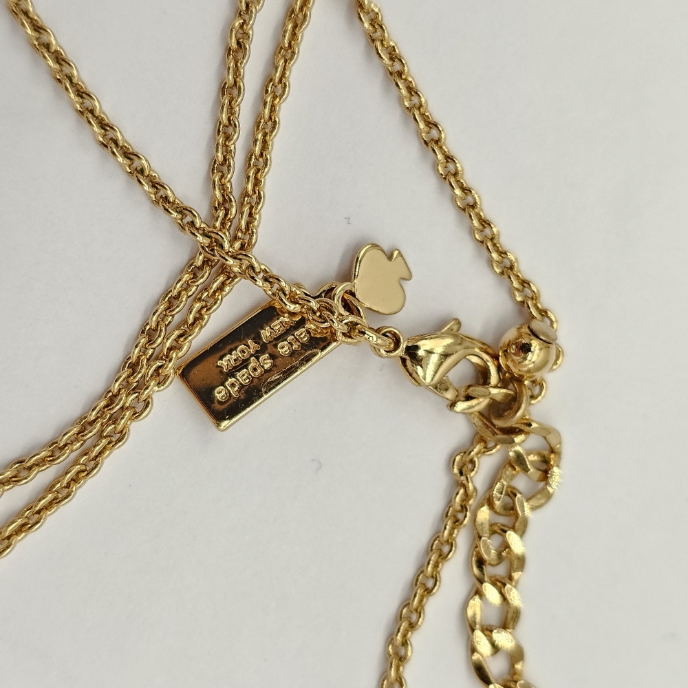 Kate Spade Lady Marmalade Crystal Ball Station Necklace Opra Length Extra Long - Picture 5 of 7